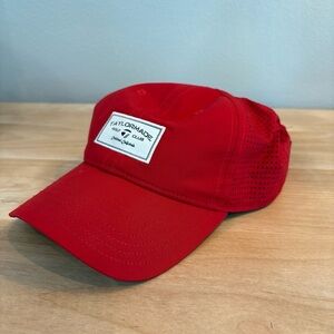 Red Taylor Made Adjustable Men's One Size Sport Golf Breathable Athletic Hat